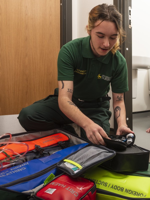 Paramedic Science BSc (Hons) degree course 2026 entry University of Surrey